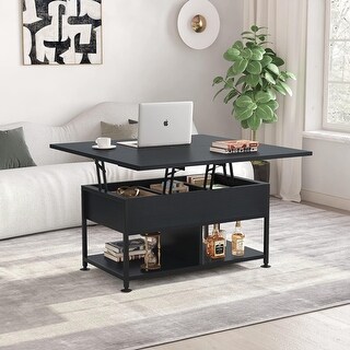 4 in 1 Multi-Function Coffee Table with Hidden Compartment - Bed Bath ...