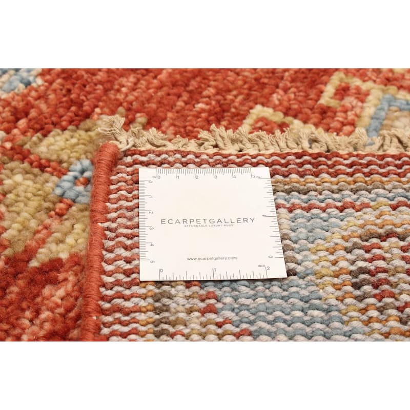ECARPETGALLERY Hand-knotted Jules Serapi Dark Copper Wool Rug - 2'6 x 7'11