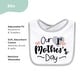 preview thumbnail 2 of 4, The Peanutshell Baby First Holiday Bibs Set for Boys or Girls, Terry Cloth, Feeding, Drooling, 10 Pack