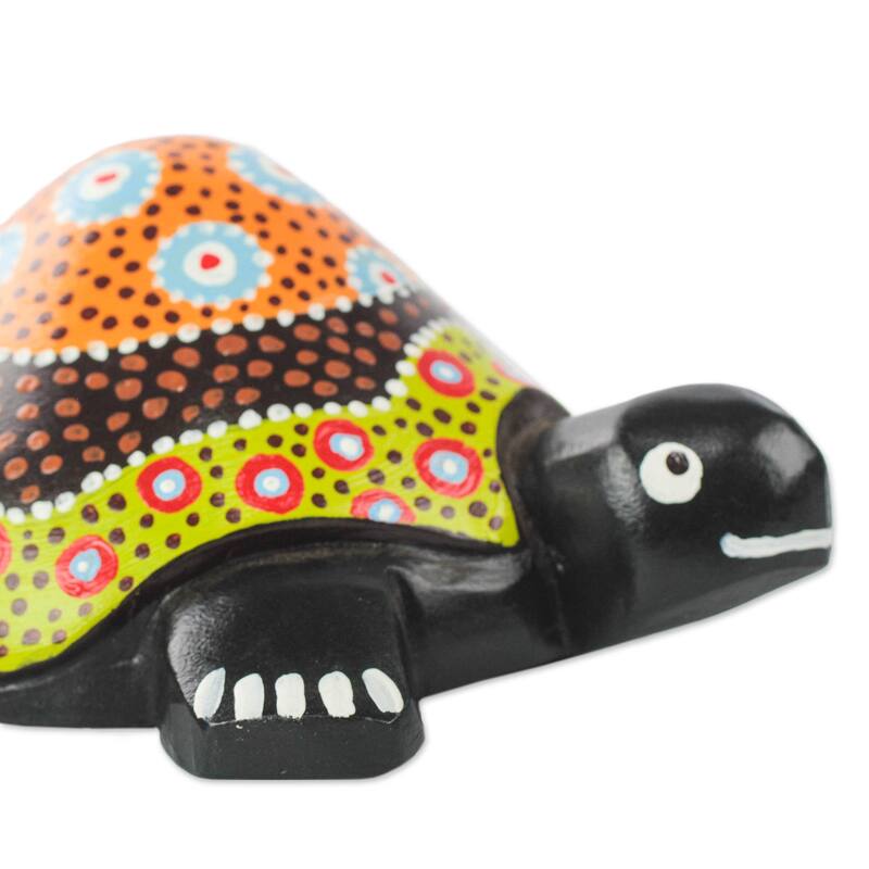 Novica Handmade Slow But Sure Wood Sculpture