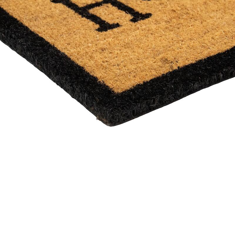 Natural Coir Rectangular "Home Sweet Home" Doormat 16" x 48" - 48