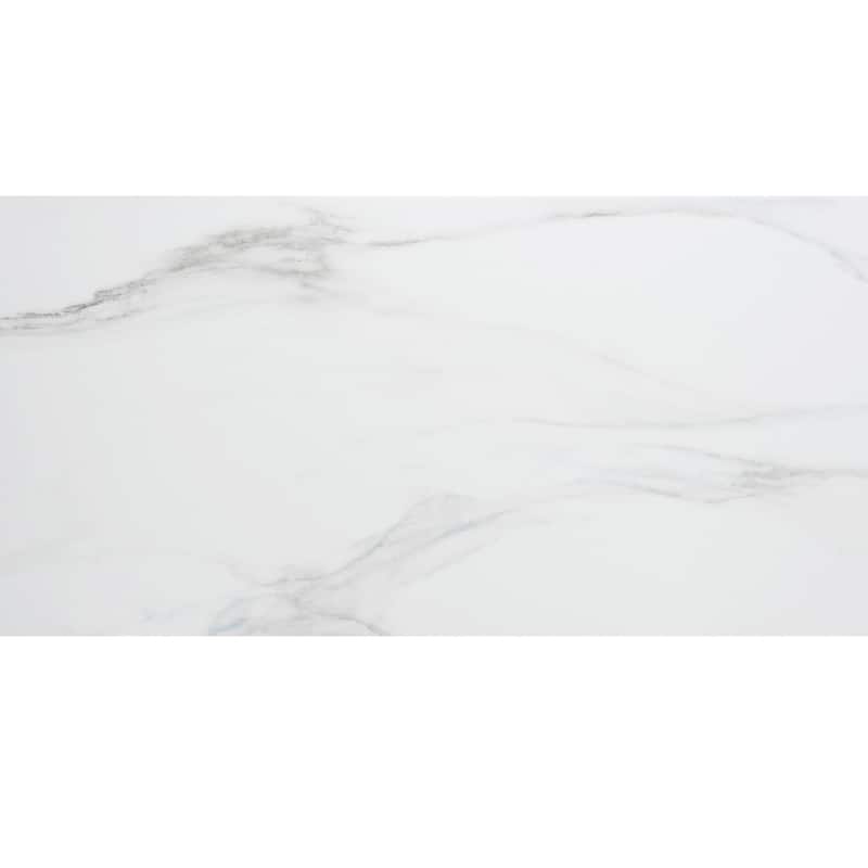 Minerva 13x26 Grey Matte Marble Look Porcelain Tile - Floor, Wall - Large Format - 4 x 4 Sample - Grey