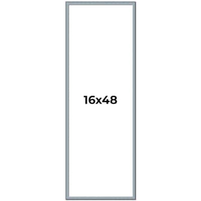 16x48 Frame Rustic Sky Blue Solid Wood Picture Frame | 0.75 Inch