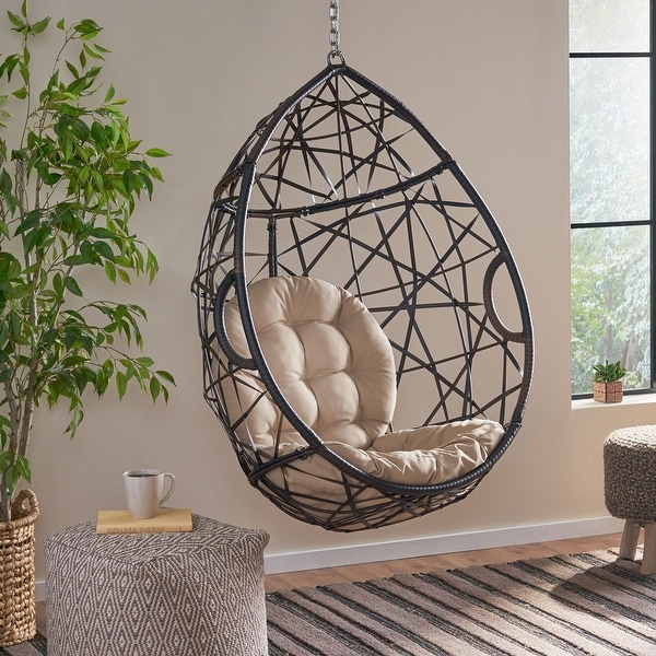Cayuse Teardrop Hang Chair (Stand Not Included) by Christopher Knight Home. Opens flyout.