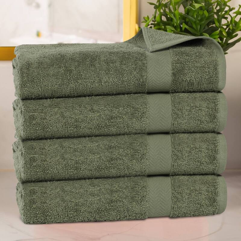 Superior Franklin Cotton Lightweight Bath Towel Set of 4