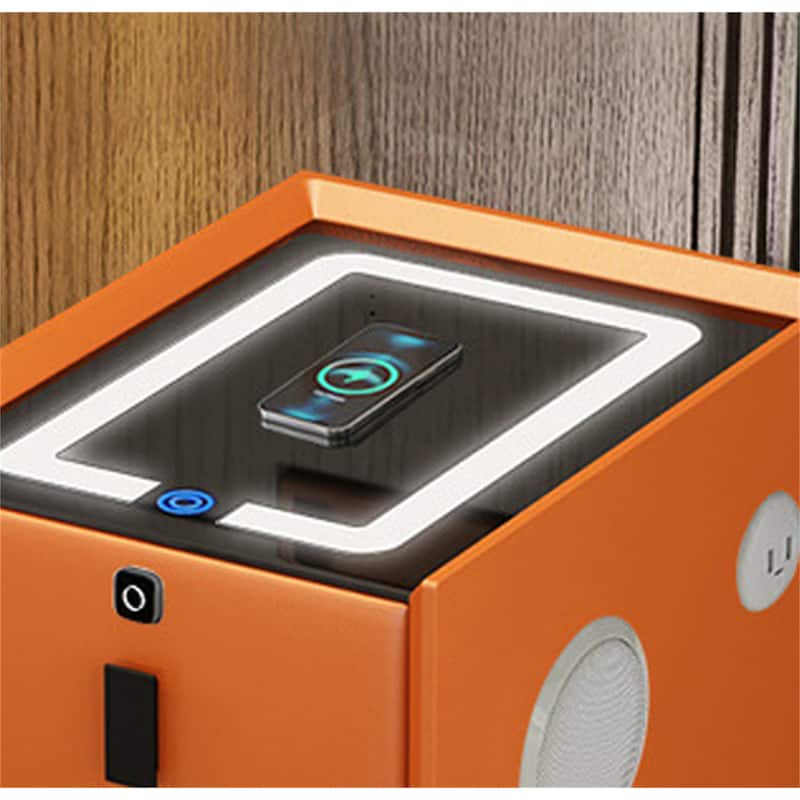 2 Drawer Smart Multi-functional Nightstand with Charging Station