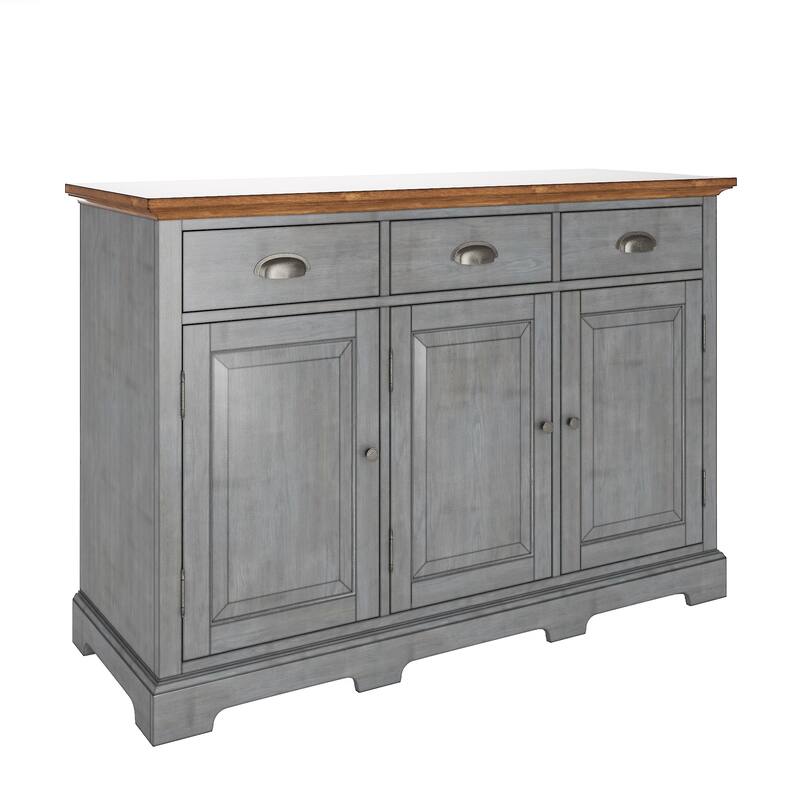 Eleanor Wood Cabinet Buffet Server by iNSPIRE Q Classic - Antique Grey