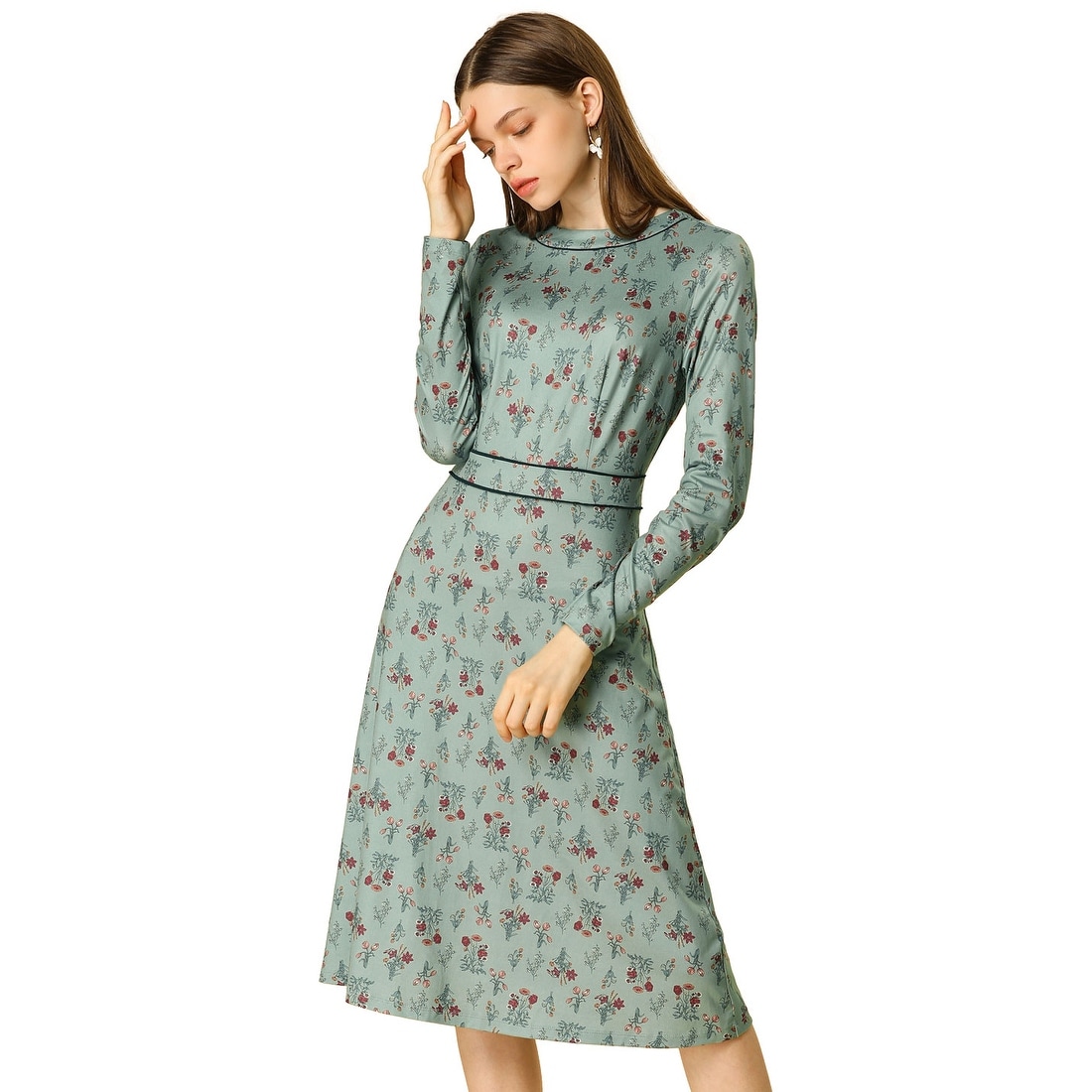 Long sleeve vintage dress Clearance
