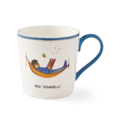Kit Kemp for Spode Doodles Bee Yourself Mug