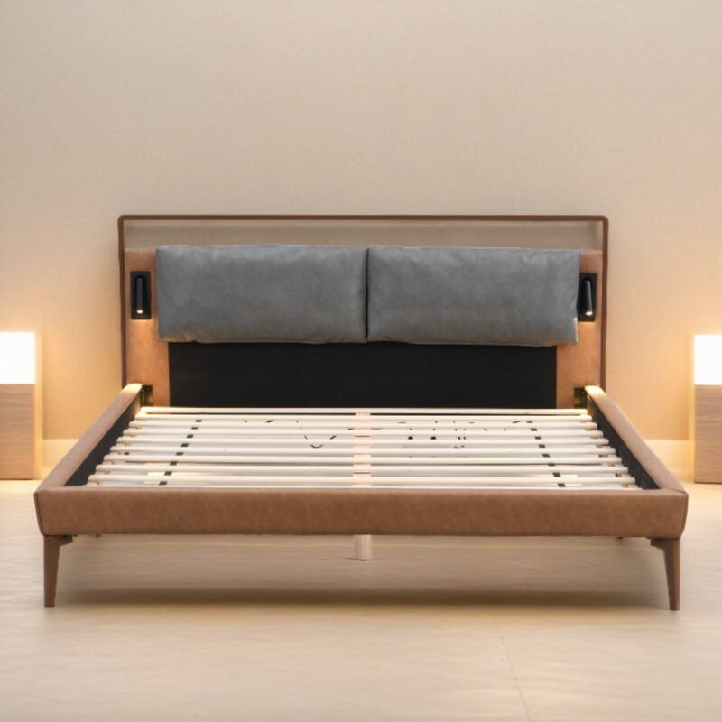 Leather Full Size Bed
