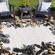 preview thumbnail 1 of 30, Contemporary Floral Border Indoor/Outdoor Area Rug