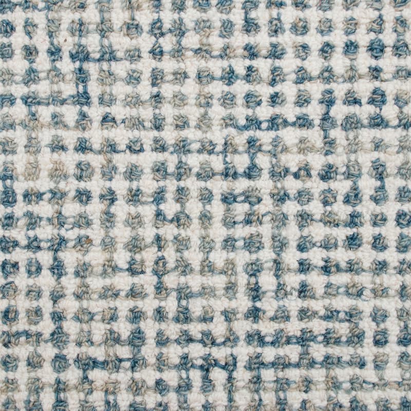 Sevita Hand-Tufted Checkered Geometric Wool Blend Indoor Area Rug