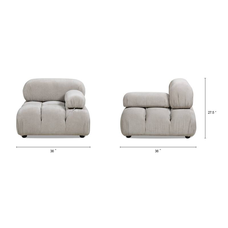Marcel 36" Post-Modern Modular Arm Chair