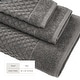 preview thumbnail 119 of 197, Linery & Co. Cotton Diamond Waffle Texture Bath Towels