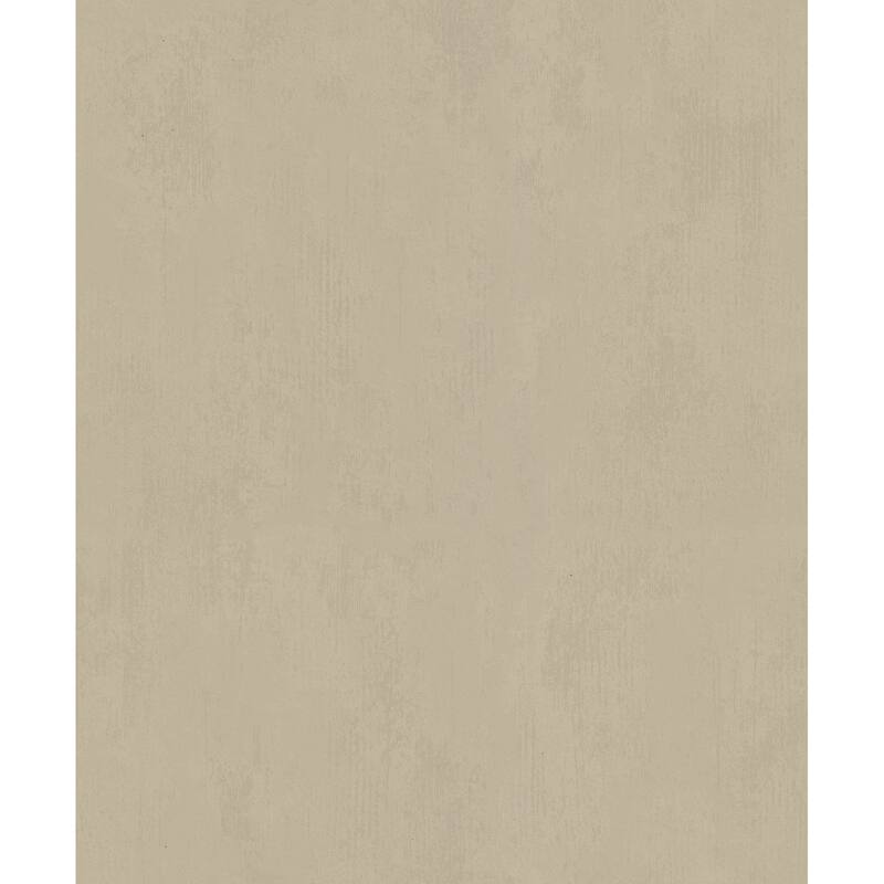 Galerie Wallcoverings Terra Collection Subtle Plaster Matte Finish Clay Ink on Non-Woven Wallpaper Roll - 33-feet long x 21-inches wide - Brown