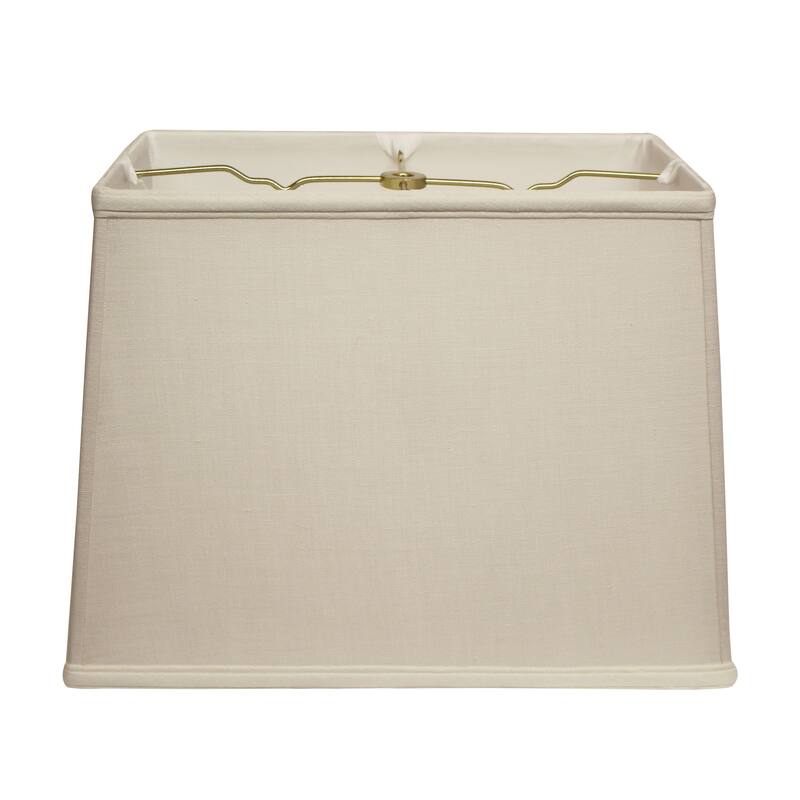 Rectangle Softback Lampshade with Washer Fitter, White