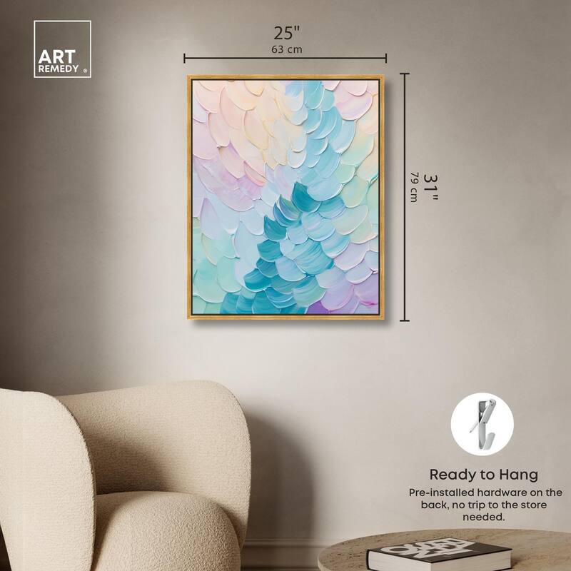 Mermaid Scales Canvas by Art Remedy