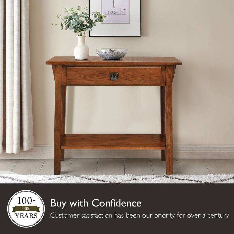 Leick Home Mission Console Table for Entryway
