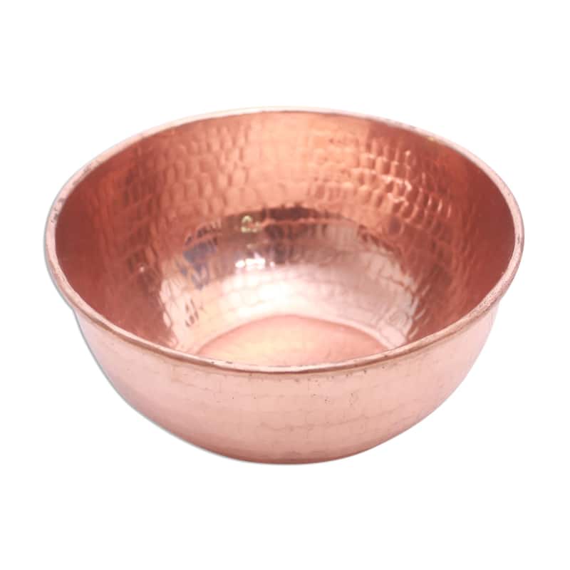 Novica Handmade Warm Glow Copper Bowl