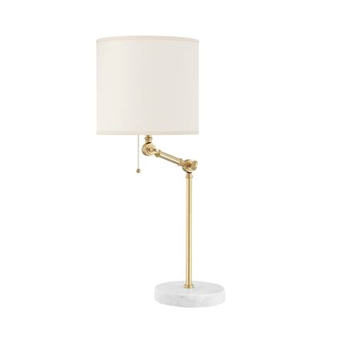Essex - 1 Light Table Lamp by Mark D. Sikes - Cream Shade