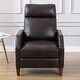 preview thumbnail 13 of 44, Brooklyn Faux Leather Push Back Recliner by Greyson Living