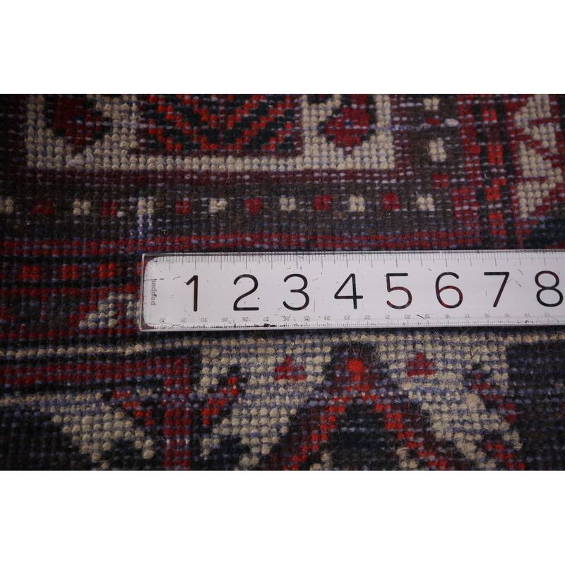 Handmade Garden Design Tribal Bakhtiari Persian Vintage Wool Carpet - 5'3"x 10'0"