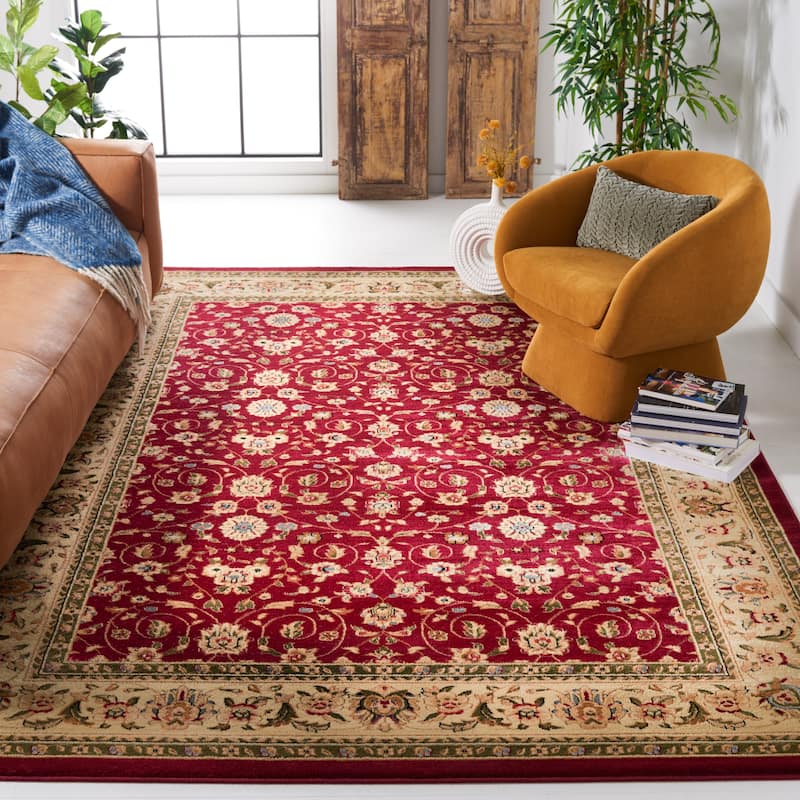 SAFAVIEH Lyndhurst Patrica Traditional Oriental Rug - 9' x 12' - Red/Ivory