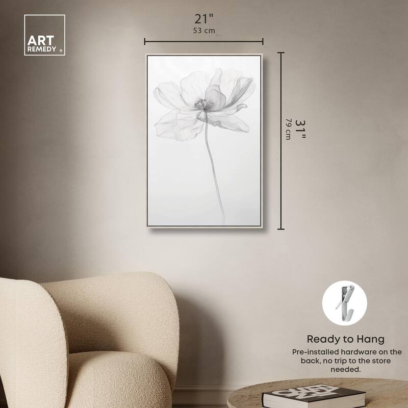 Fragile Beauty I Canvas by Art Remedy