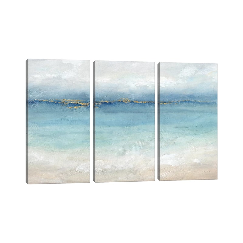 iCanvas "Serene Sea Landscape" by Cynthia Coulter 3-Piece Canvas Wall Art Set