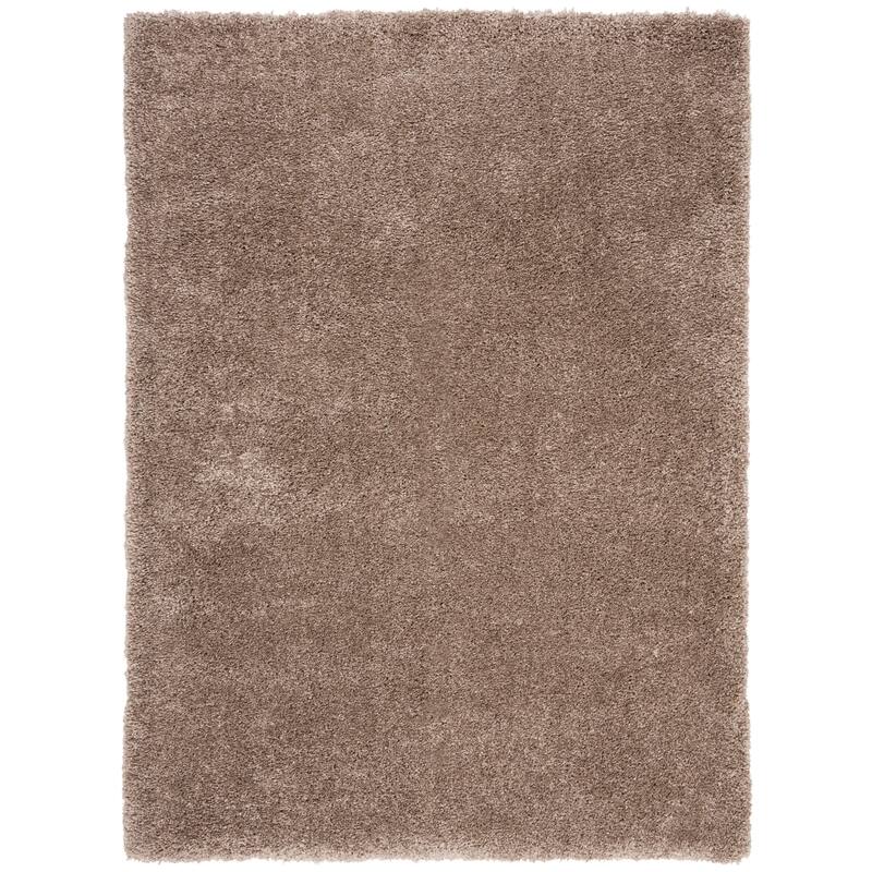 SAFAVIEH Royal Shag Soffia 2-inch Thick Rug - 5' 3" x 7' 6" - Brown - Rectangle