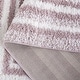 preview thumbnail 57 of 96, SAFAVIEH Border & Stripe Shag Eirny Modern 1.4-inch Thick Rug