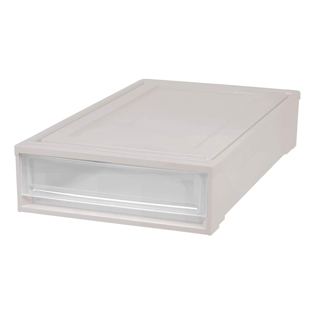 IRIS USA® USA® Underbed Chest 27.5 Qt Buckle Lid - Gray