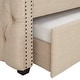 preview thumbnail 38 of 38, Knightsbridge Queen Tufted Chesterfield Daybed by iNSPIRE Q Artisan