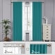 preview thumbnail 1 of 42, Deconovo Mix & Match Blackout and Embroidered Sheer 4 Piece Curtain Panel Set 52x95 Inch - Turquoise