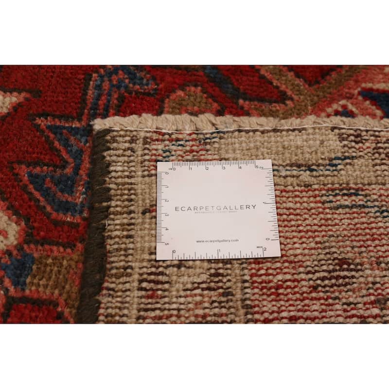 ECARPETGALLERY Hand-knotted Sarabi Red Wool Rug - 3'3 x 10'3