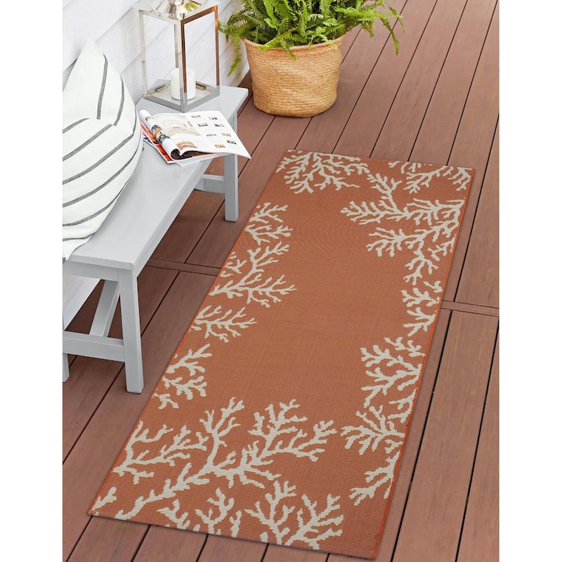 Liora Manne Esencia Coral Edge Indoor/Outdoor Mat