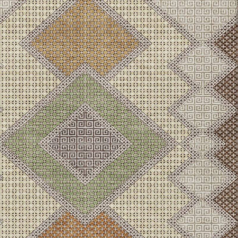 HomeRoots Geometric Transitional Rectangle Outdoor Rug