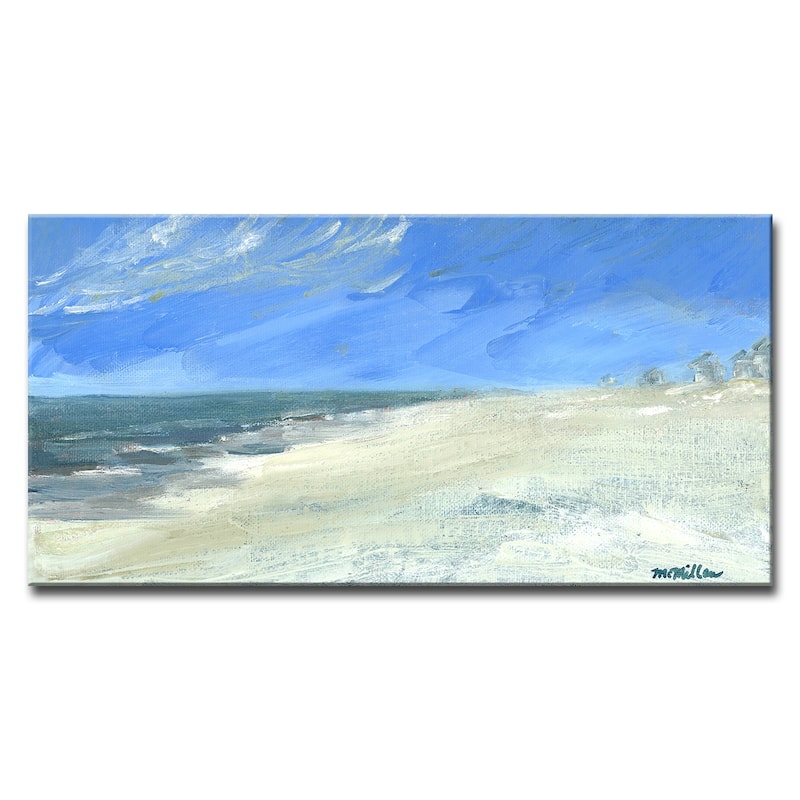 'Calm Shores' Wrapped Canvas Wall Art by Dana McMillan