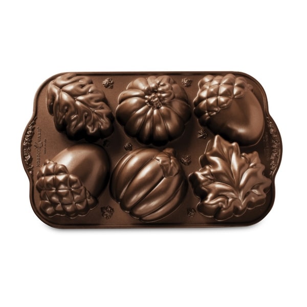 Nordic Ware Autumn Treats Pan, Bronze. Opens flyout.