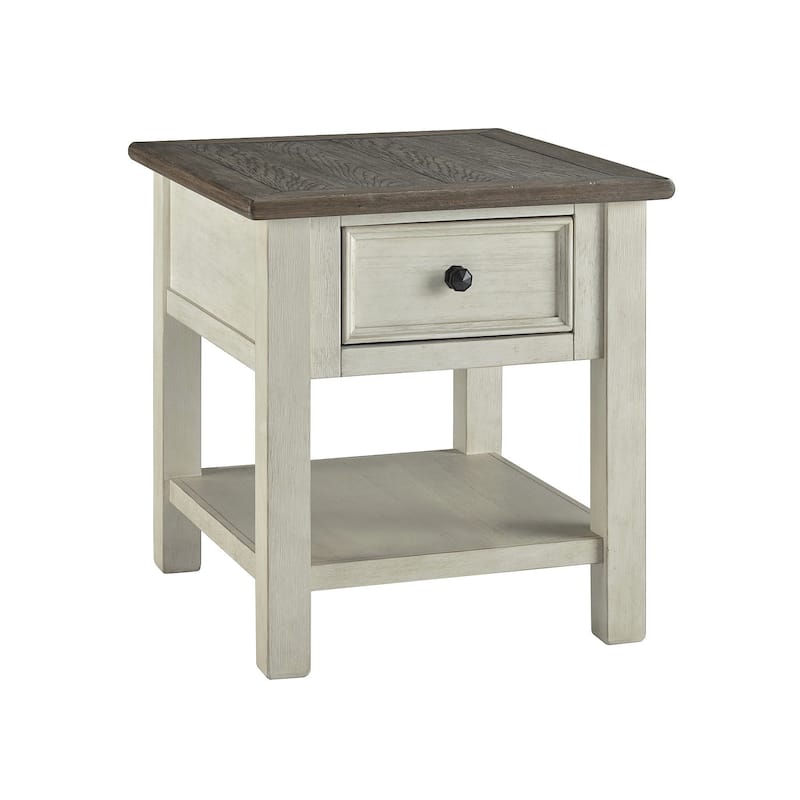 Bolanburg Antique White/Brown Casual End Table