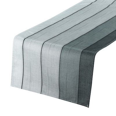 Table Runner 72" x 13", Retro Table Runner, Dark Grey - Dark Grey