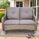 Option Grey Rattan - Grey Cushion