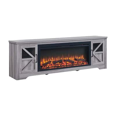 75" Fireplace TV Stand for TVs up to 80"