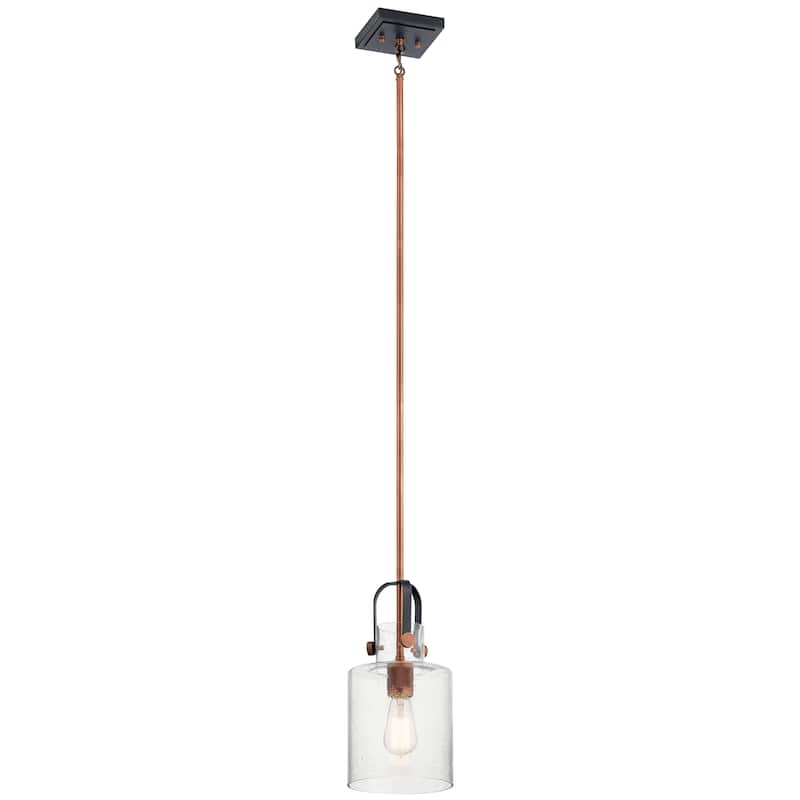 Kichler Lighting Kitner 7-in 1-Light Pendant Antique Copper