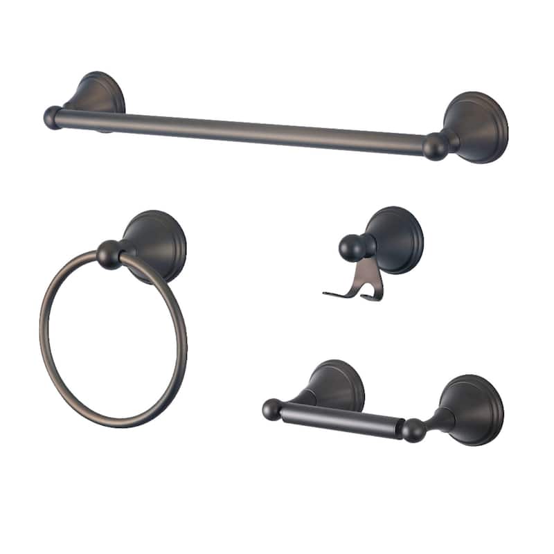 Kingston Brass Governor Bathroom Hardware Set - Includes 24" Towel