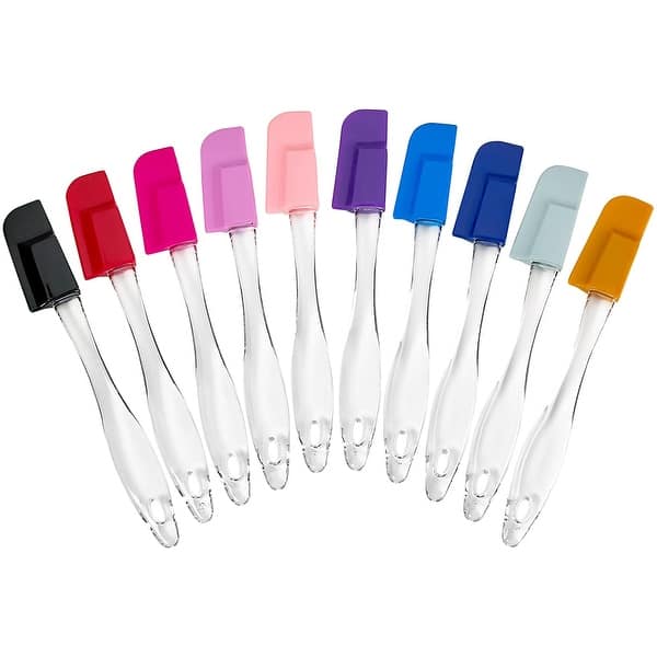 Mini Silicone Spatulas Set NonStick & HeatResistant, ProGrade 10