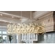 preview thumbnail 4 of 8, Minka Lavery 2147 Flower Child 6 Light 36" Wide Linear Chandelier