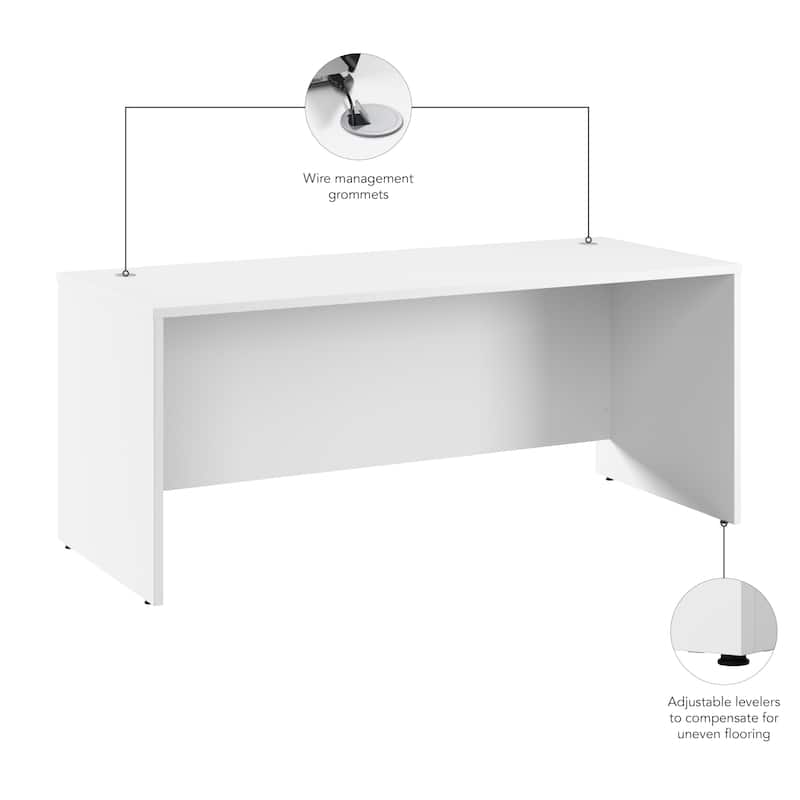 Hampton Heights 72W x 30D Office Desk by Bush Business Furniture