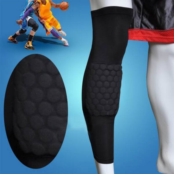 Shop Image Size Xl Basketball Knee Pad Long Leg Sleeve Honeycomb