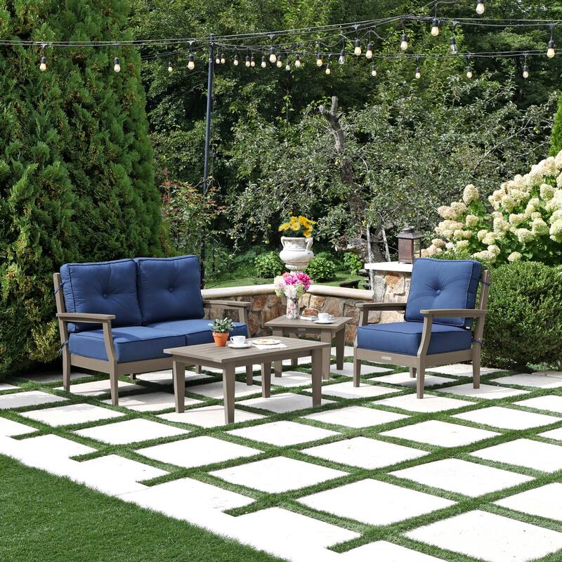 HIGHWOOD Lehigh 4-Piece Deep Seating Set